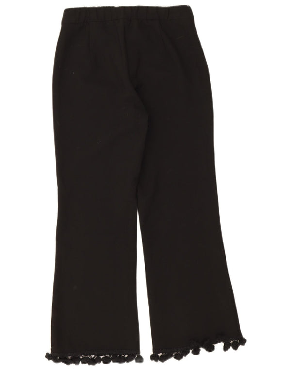 Damskie krótkie spodnie Zara Bootcut XS W24 L24 Czarny poliester