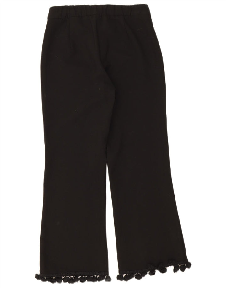 Damskie krótkie spodnie Zara Bootcut XS W24 L24 Czarny poliester