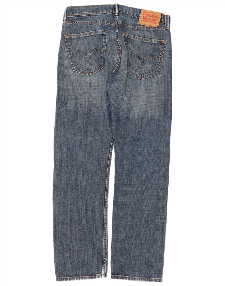 Męskie proste dżinsy Levi's W33 L32 Niebieskie bawełniane