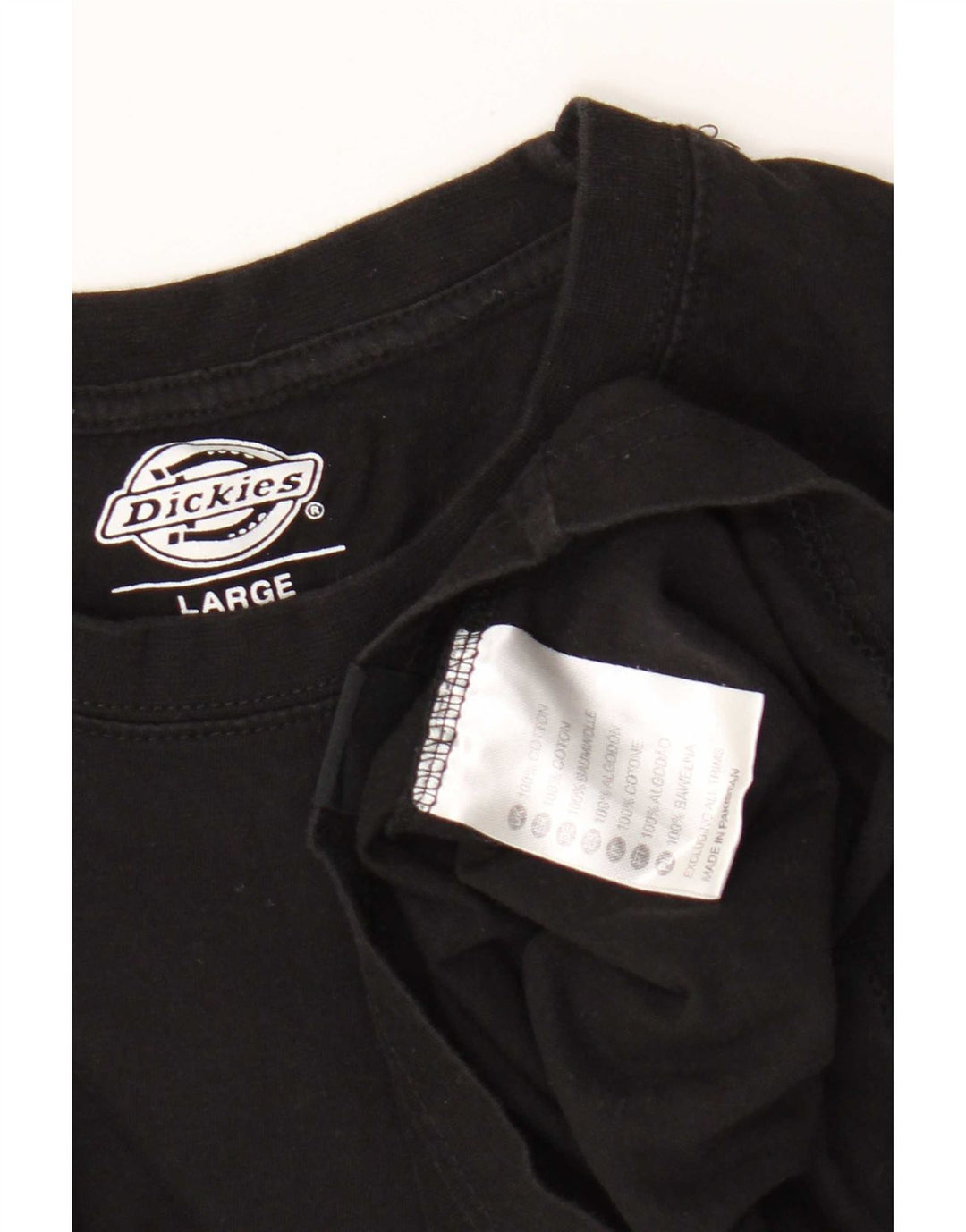 T-shirt męski Dickies, duży, czarny, bawełniany