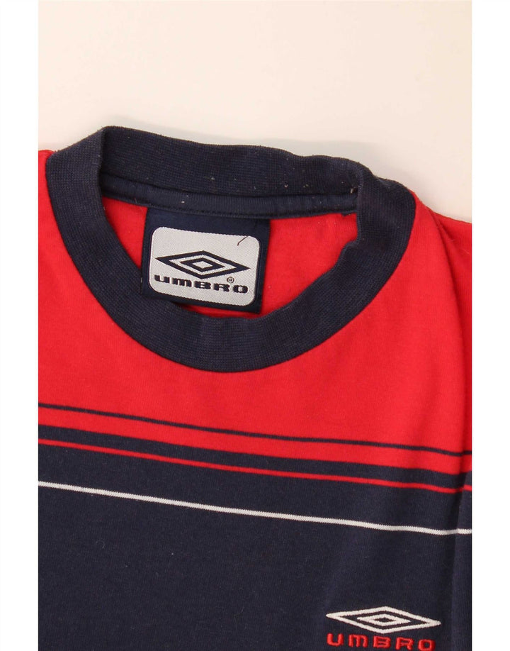 Męska koszulka Umbro Top w małe, wielokolorowe paski