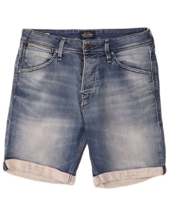 Męskie spodenki jeansowe Jack & Jones, średnie W32, niebieskie