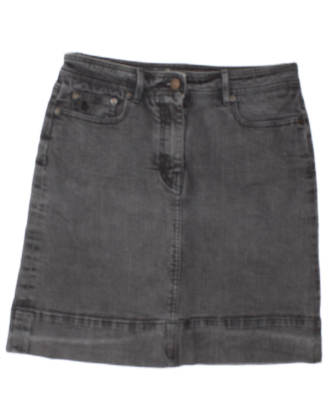 Damska spódnica dżinsowa BODEN UK 12 Medium W30 Szara