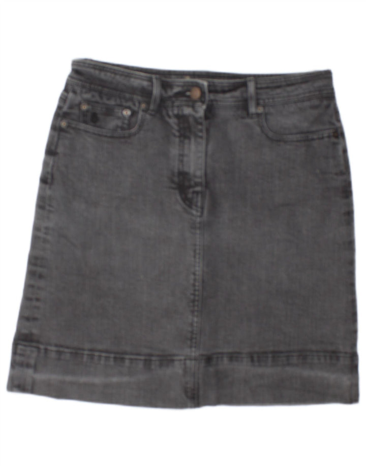Damska spódnica dżinsowa BODEN UK 12 Medium W30 Szara