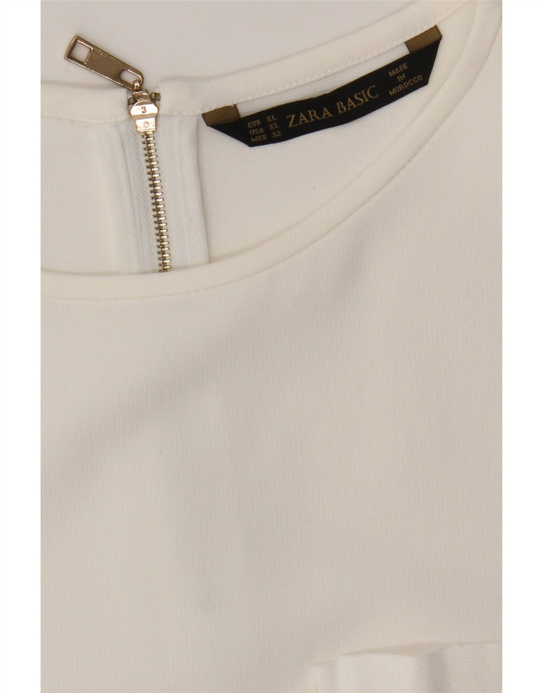 Bluzka damska Zara Top UK 18 XL Biała