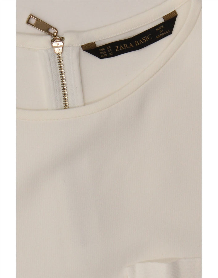 Bluzka damska Zara Top UK 18 XL Biała