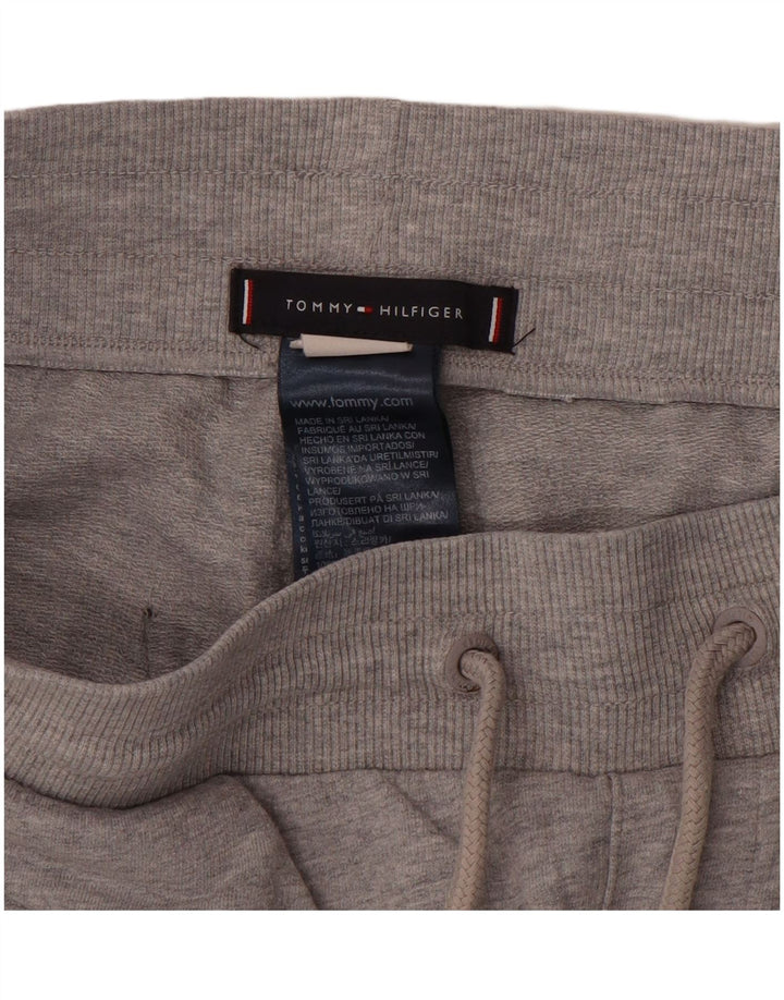 Męskie spodenki sportowe TOMMY HILFIGER, średnioszare, bawełniane