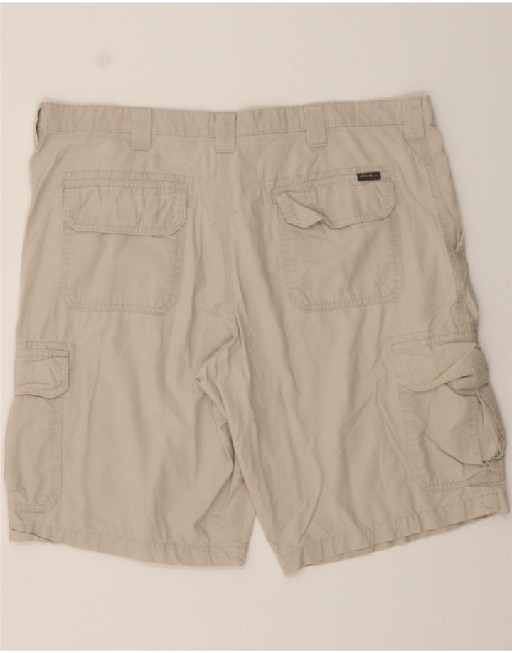 EDDIE BAUER Mens Cargo Shorts W40 XL Beige Cotton Vintage Eddie Bauer and Second-Hand Eddie Bauer from Messina Hembry 