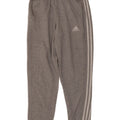 Męskie spodnie dresowe Adidas, średnioszare, nakrapiane