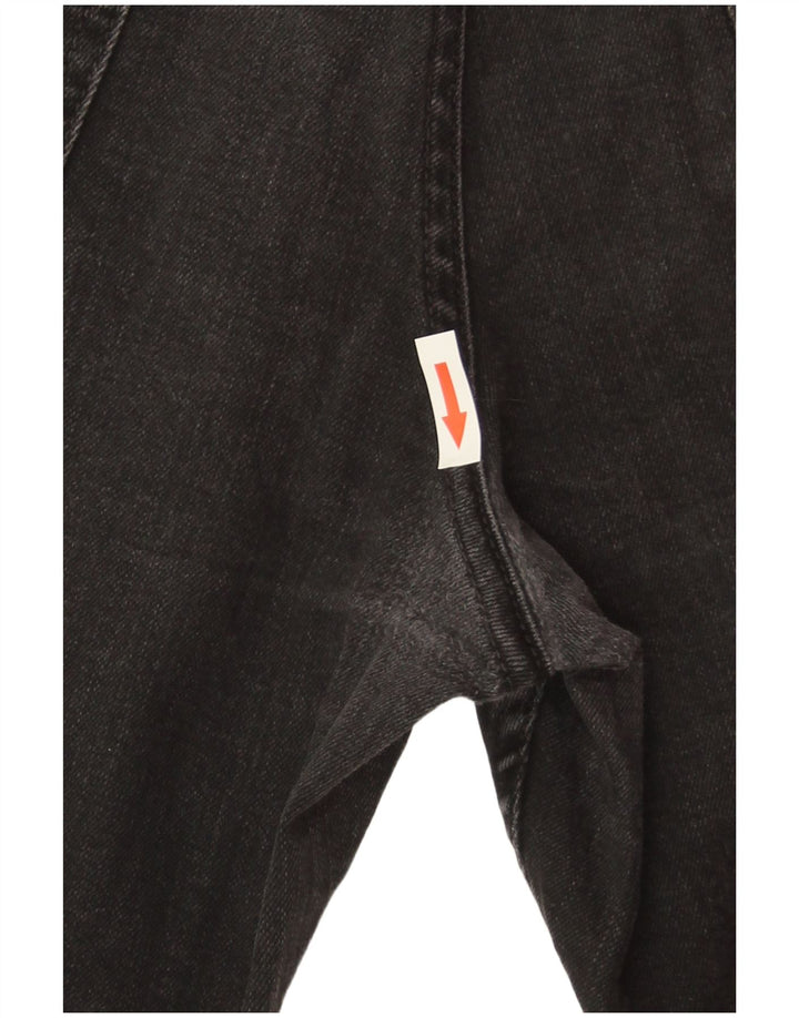 Damskie jeansy Lee Brooklyn Straight W36 L34 Czarne bawełniane