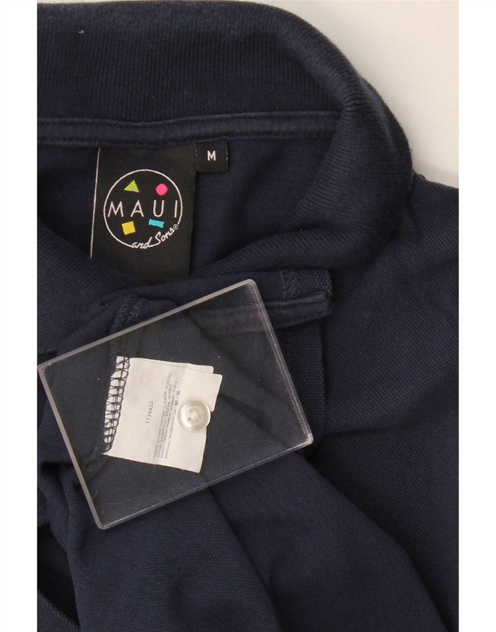 Męska koszulka polo Maui and Sons, średnia, granatowa, bawełniana