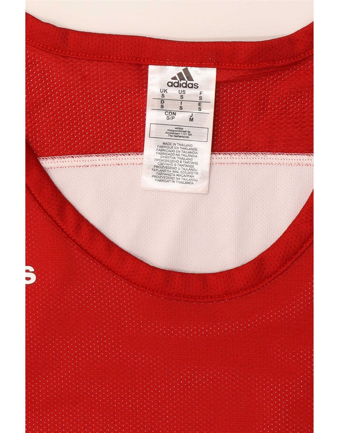 Adidas Męska Kamizelka Top Mała Czerwona