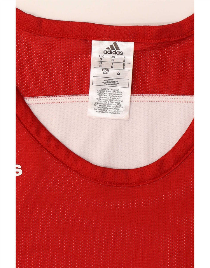 Adidas Męska Kamizelka Top Mała Czerwona