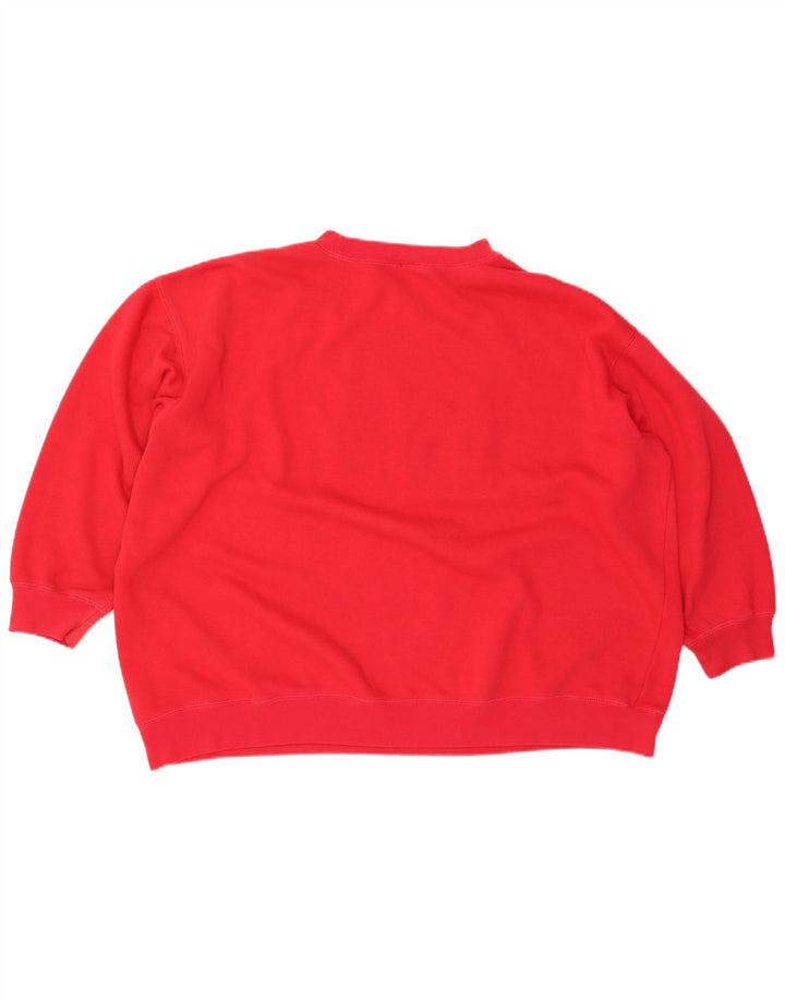 Damska bluza oversize z grafiką Honors UK 22/24 2XL czerwona