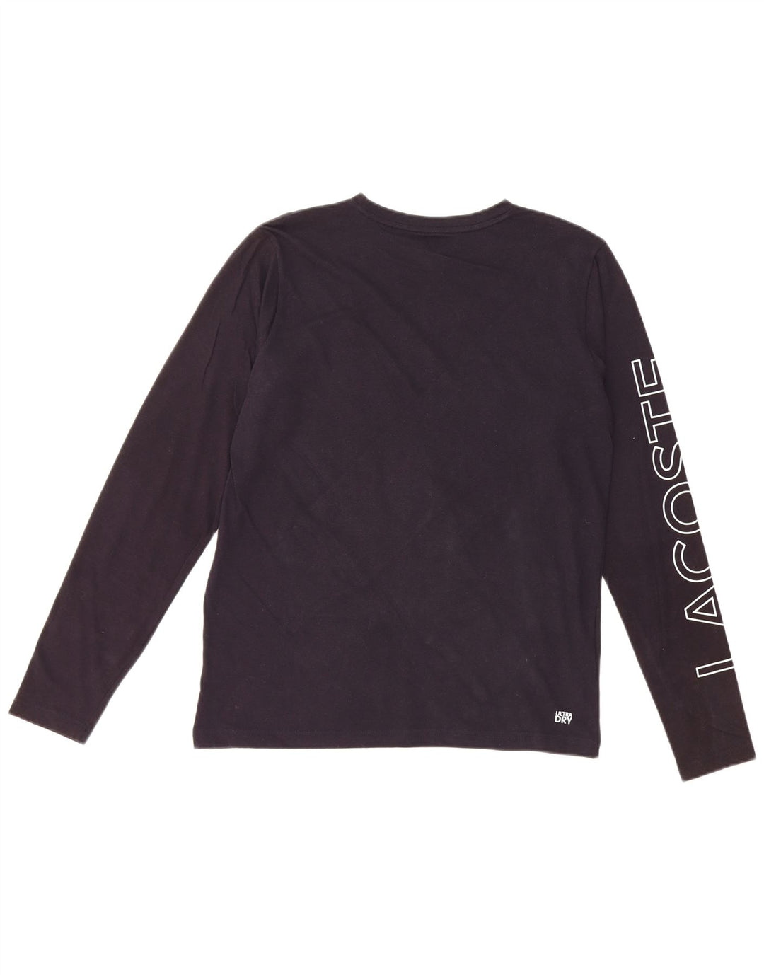 Chłopięcy top z grafiką LACOSTE z długim rękawem, 15-16 lat, granatowy, bawełniany