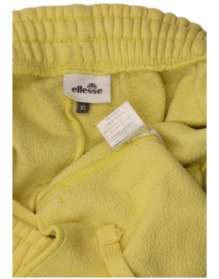 Męskie spodenki sportowe ELLESSE XL, żółte, bawełniane
