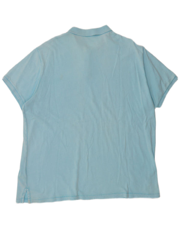 Męska koszulka polo Polo Ralph Lauren 2XL niebieska bawełna