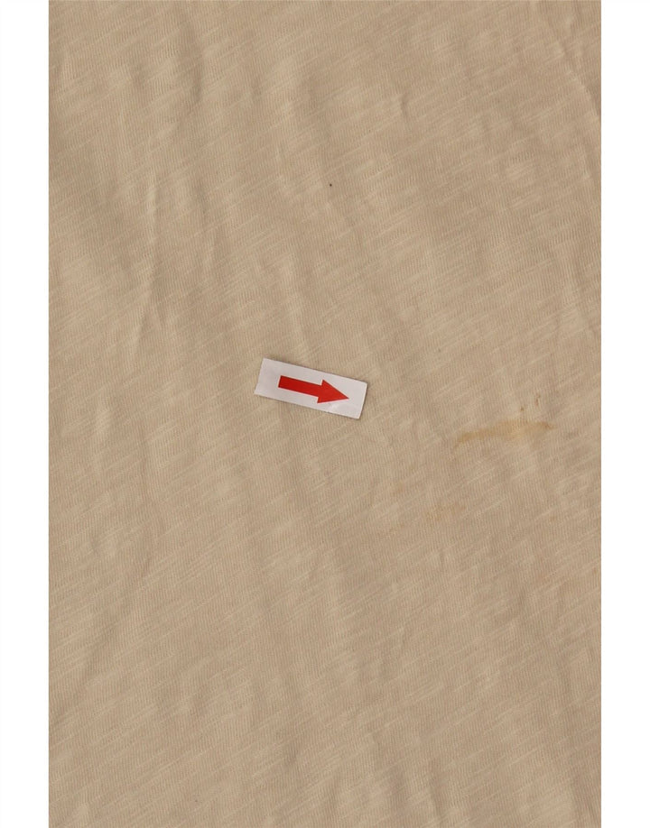 Męska koszulka z grafiką Puma Top 2XL, beżowa, bawełniana