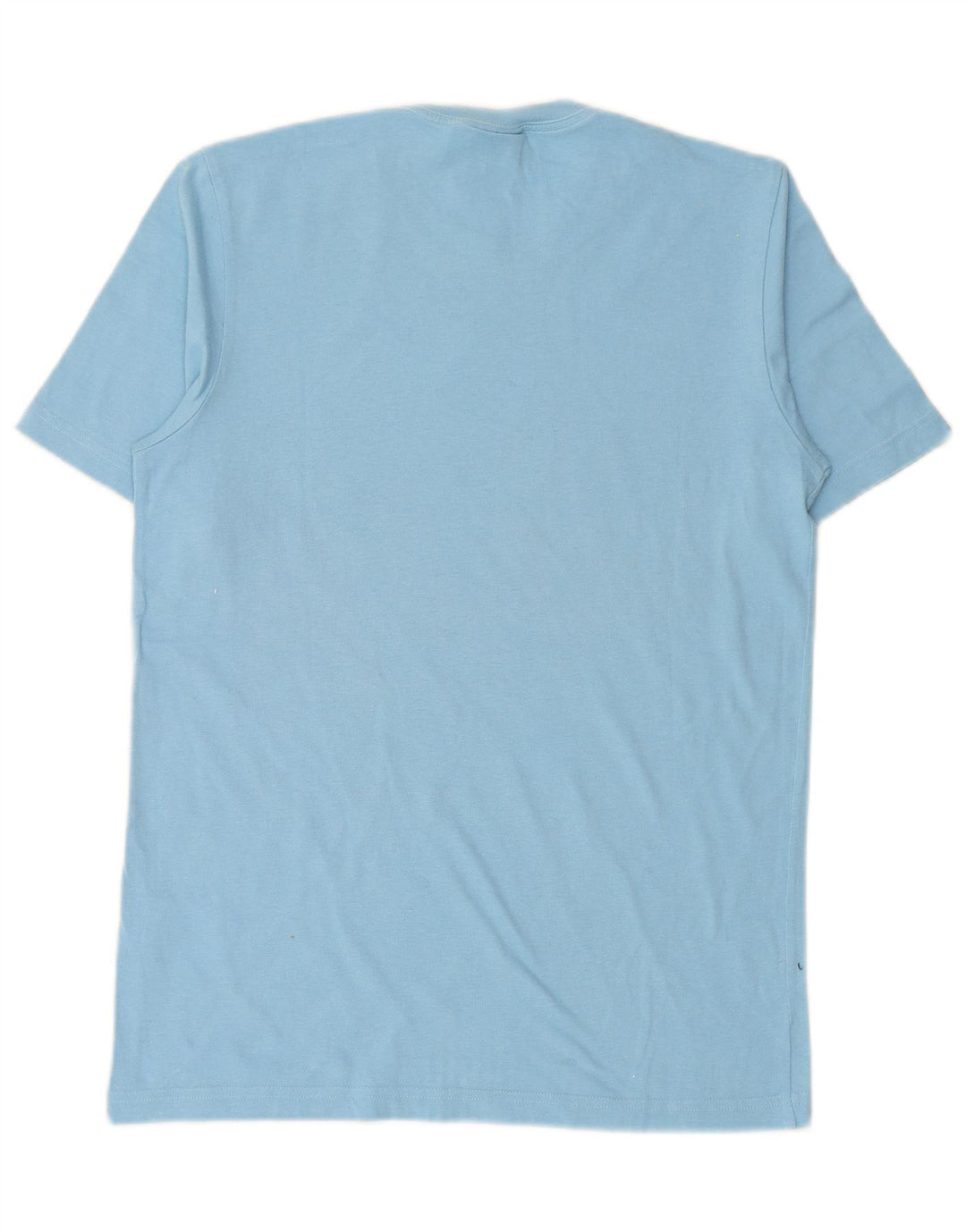 Męski T-shirt z grafiką ADIDAS, mały, niebieski, bawełniany