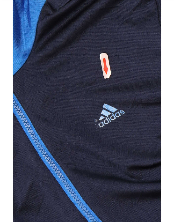 Męska kurtka dresowa Adidas UK 38/40 Średni granatowy poliester