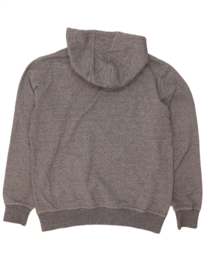 Męski sweter z kapturem Ellesse z grafiką, średnioszary, bawełniany w cętki