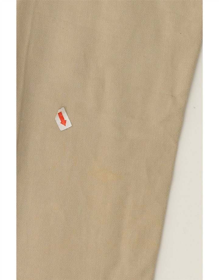 THINK PINK Womens Straight Cargo Trousers W36 L31 Beige Cotton