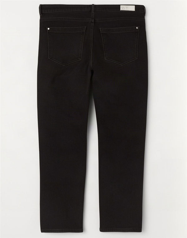 Marks & Spencer Damskie Lily Crop Slim Jeans UK 18 XL W36 L26 Czarna bawełna