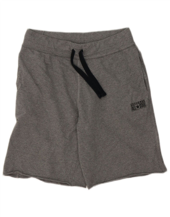 Męskie spodenki sportowe Converse, małe, szare, bawełniane