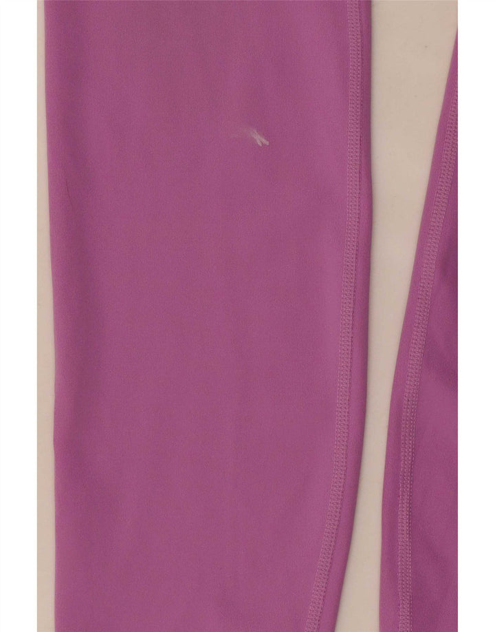 Damskie legginsy Nike Dri Fit Graphic UK 8, małe, różowe