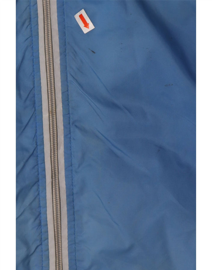 Męska kurtka dresowa DIADORA z grafiką, duża, niebieska, z blokami kolorów, poliamid