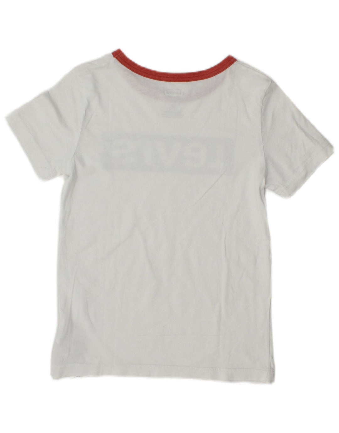 Chłopięcy T-shirt z grafiką LEVI'S, 9-10 lat, biała bawełna