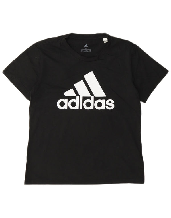 Damska koszulka z krótkim rękawem i grafiką Adidas Top UK 12/14 Medium Black Sports