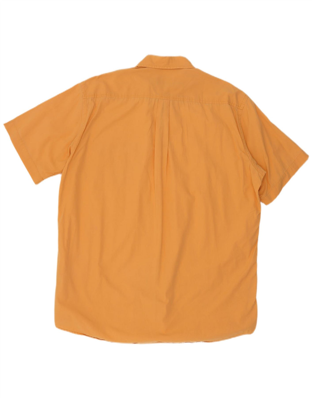Koszula męska z krótkim rękawem Kappa, 3XL, pomarańczowa, bawełniana