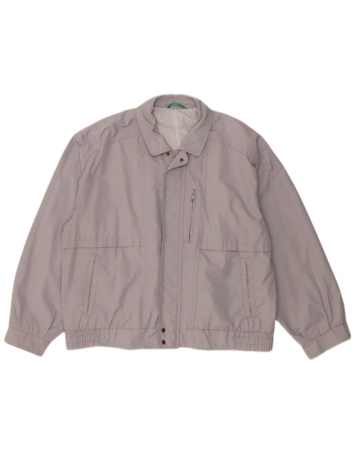 Męska kurtka bomber Canda UK 42 XL, niebieski poliester