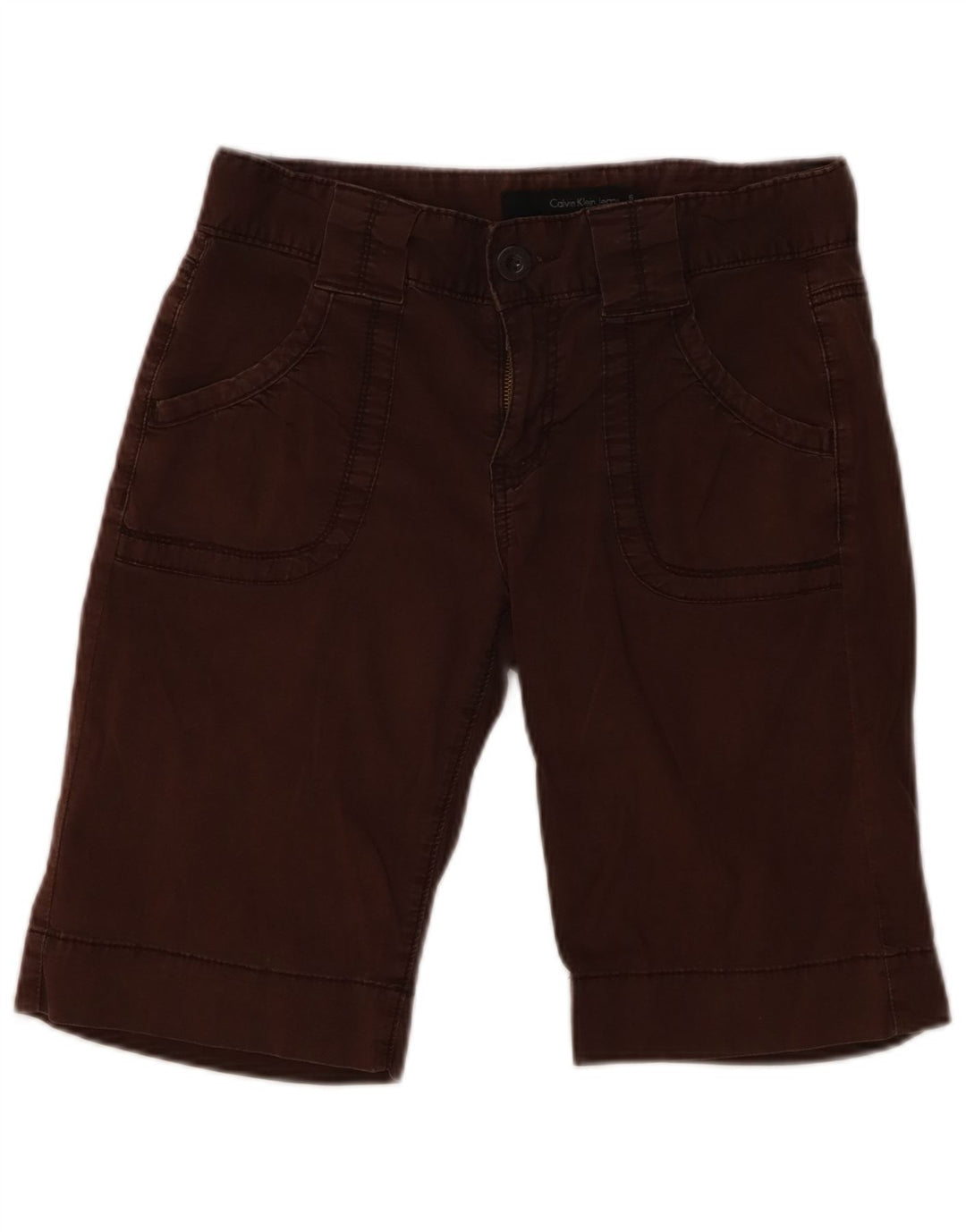 Damskie szorty CALVIN KLEIN US 6 Medium W28, brązowa bawełna