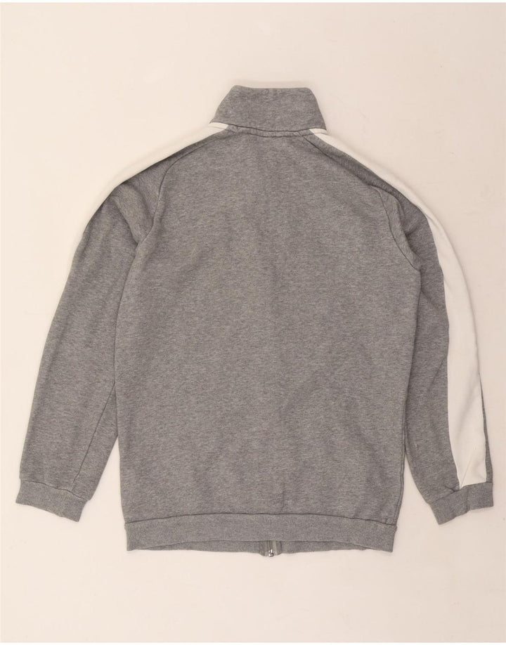 Męska kurtka dresowa PUMA XS, szara, bawełniana z blokami kolorów