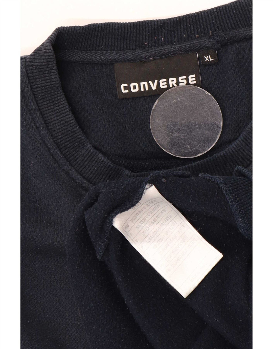Converse Męska bluza Chuck Taylor XL Granatowa, bawełniana