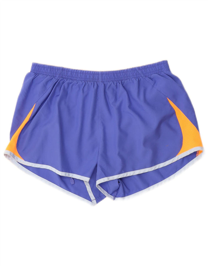 Damskie spodenki sportowe Nike UK 14, średni niebieski, poliester z blokami kolorów