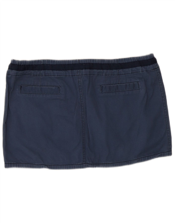 Spódnica mini damska Benetton IT 44 Medium W34 Granatowa bawełna