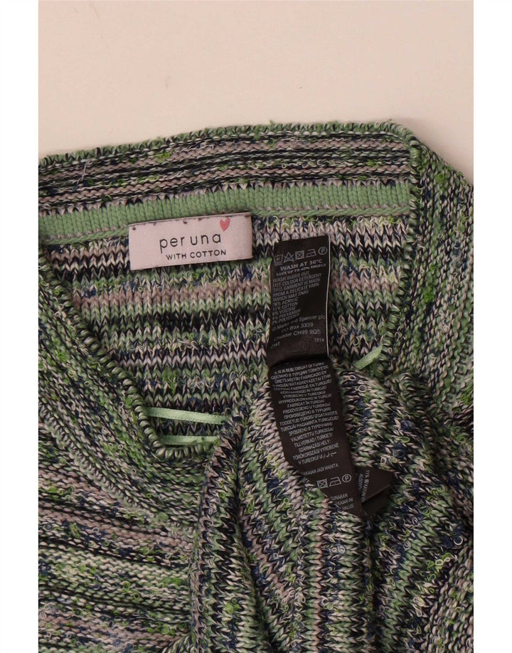 Marks & Spencer Damski sweter Per Una Crop Cardigan UK 14, duży niebieski