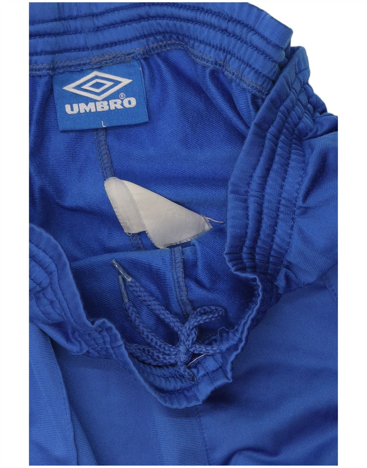 Męskie spodnie dresowe Umbro Graphic, duże, niebieskie