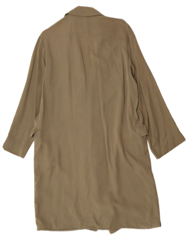 Płaszcz damski Zara Open UK 14 Medium Khaki Lyocell