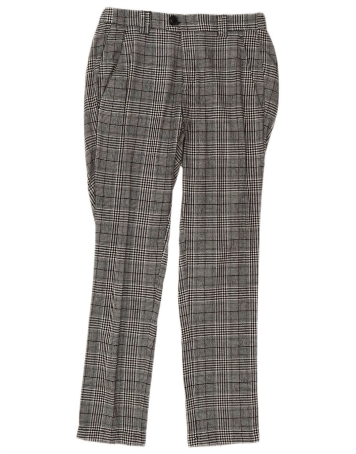 Spodnie garniturowe damskie Alessandro Dell'Acqua IT 44 Medium W30 L29 Szara krata