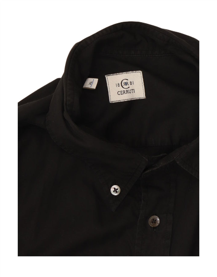 CERRUTI 1881 Mens Graphic Shirt XL Black