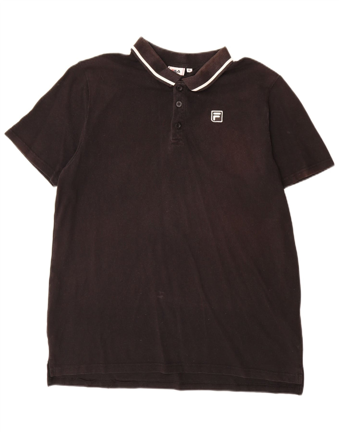 Męska koszulka polo Fila XL, czarna, bawełniana