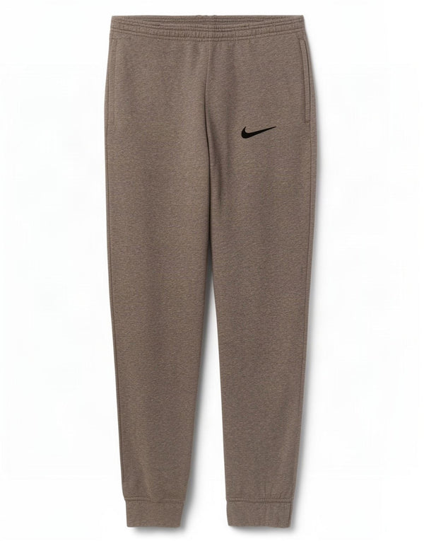 Męskie spodnie dresowe Nike, małe, szare, nakrapiane, bawełniane