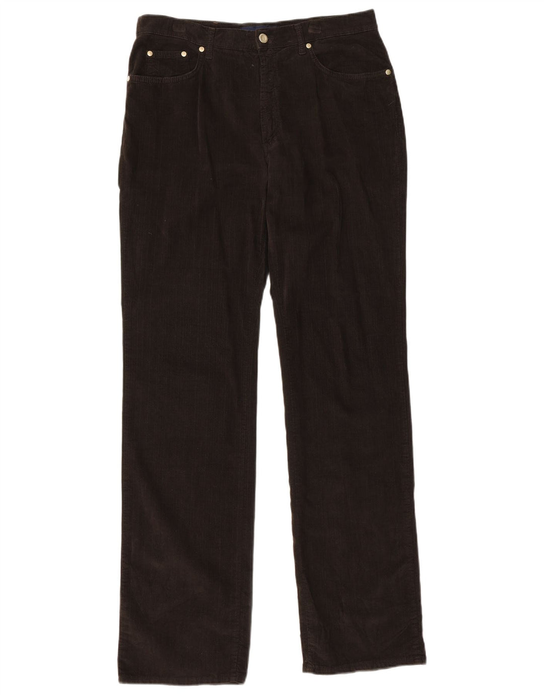 Męskie proste dżinsy TRUSSARDI IT 48 Medium W32 L34 Czarna bawełna