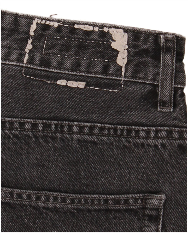 Damskie jeansy z wysokim stanem Zara EU 42 Large W32 L30 Szare