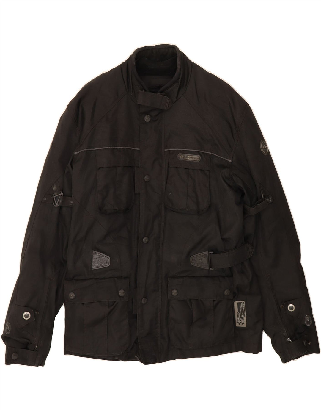 SPYKE Mens Racer Jacket UK 40 Large Black Polyamide Vintage Spyke and Second-Hand Spyke from Messina Hembry 