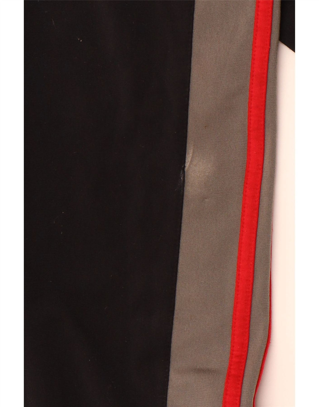 Damskie spodnie dresowe ADIDAS z grafiką, duże, czarne, sportowe z blokami kolorów